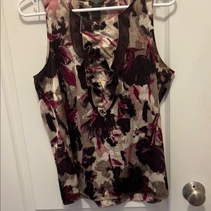 Ann Taylor Floral Sleeveless Top
